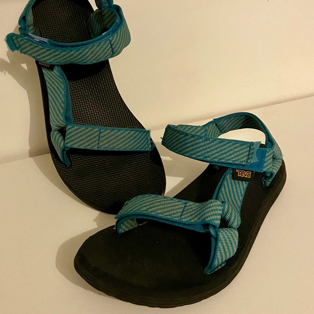 Teva Original Universal Lizard Sandal - OLD LIZARD LAKE BLUE
